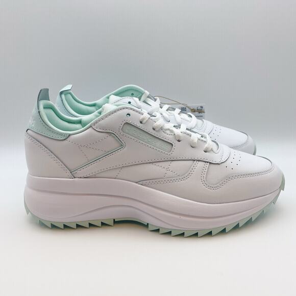 Reebok Lifestyle Women Classic SP Extra Sneaker US 8 M EU 38.5 White Leather NIB - Picture 3 of 12